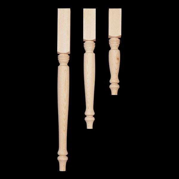 Country Style Table Leg - Height:29" - Species:Pine